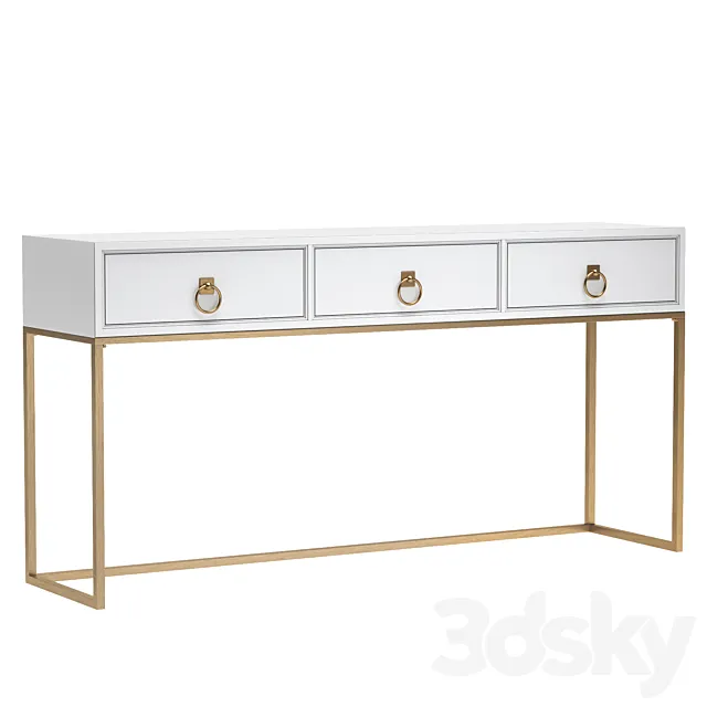 Rosenda console table 3DS Max Model