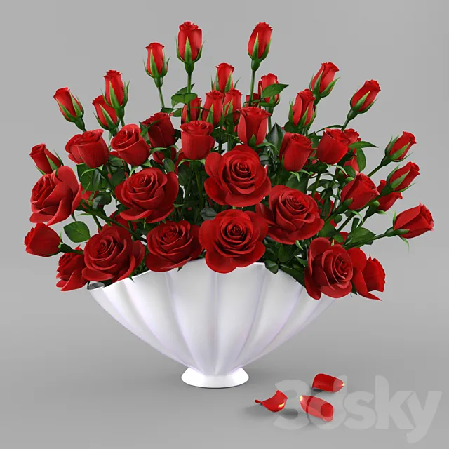 roses 3ds Max