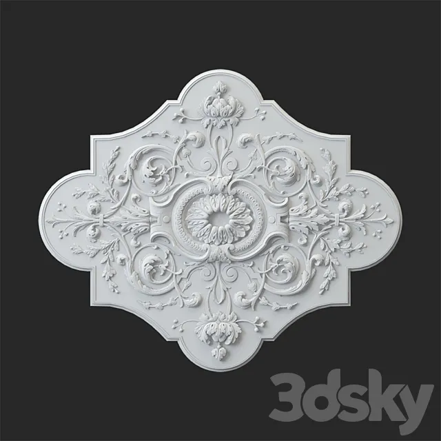 Rosette bill – 65 3ds Max