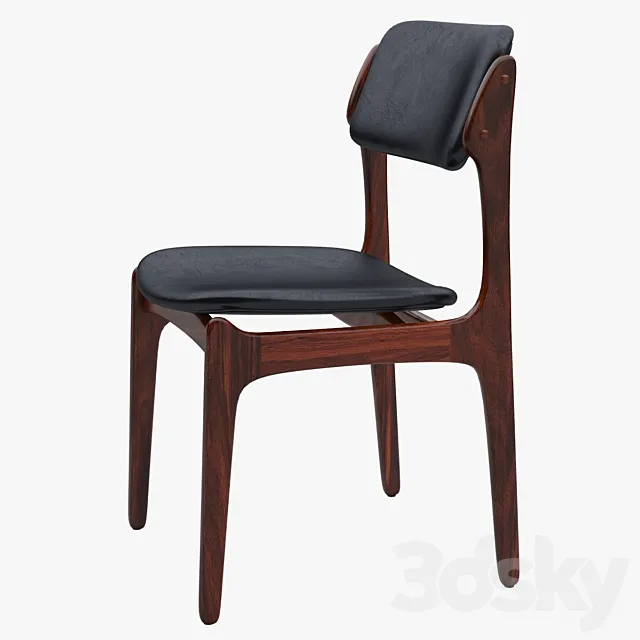 Rosewood Chair by Erik Buck 3DSMax File
