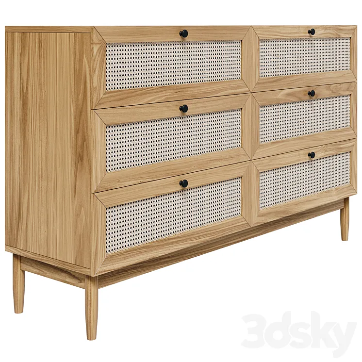 Roshal Chest of drawers 3DS Max Model