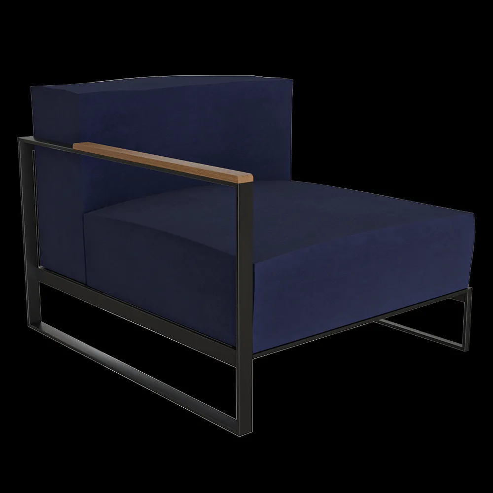 Röshults – Armchair Garden Moore Left  2 3ds Max