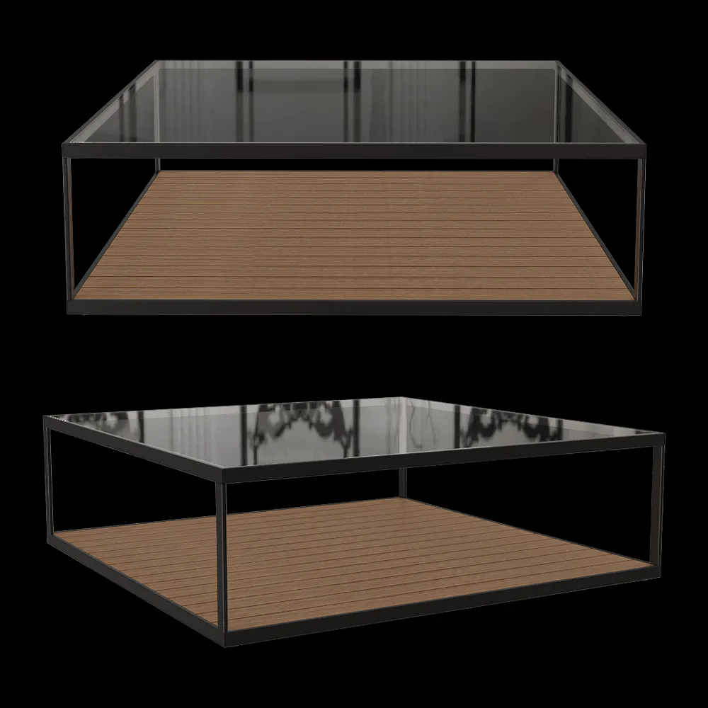 Röshults – Coffee table Moore 115×115 3ds Max