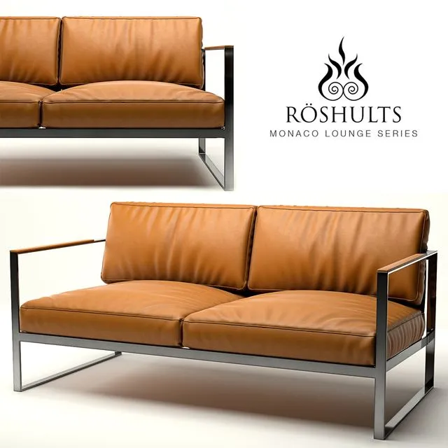 Roshults Monaco lounge sofa 2 3dsMax Model