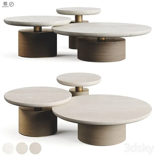 Rosie Coffee Table by Luxlucia Casa 3dsMax Model