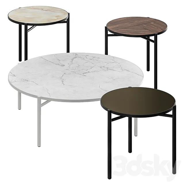 Ross Gardam Noon Coffee Tables 3DSMax File