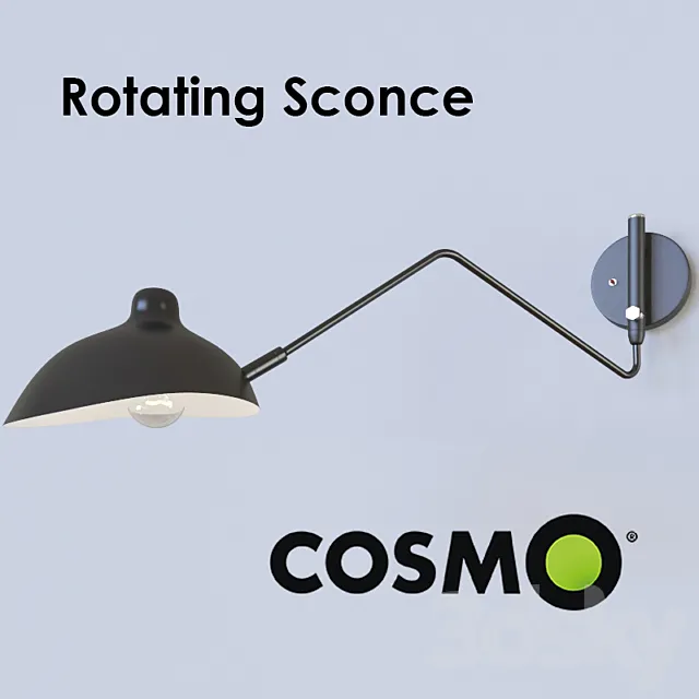 Rotating Sconce 3DSMax File