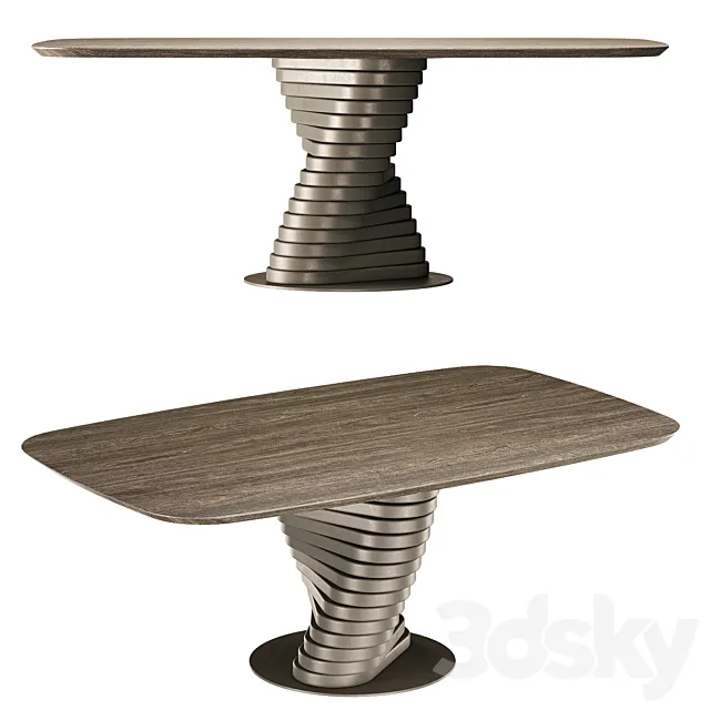 Rotolo Legno table 3DSMax File