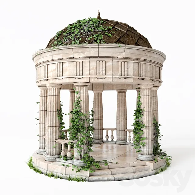 Rotunda classical (antique) V2 3ds Max