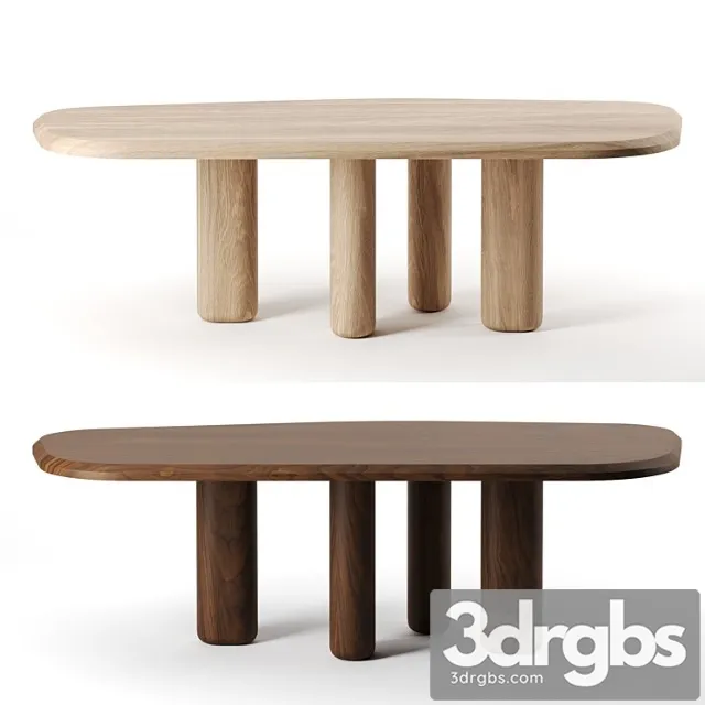 Rough dining table by collection particuliere