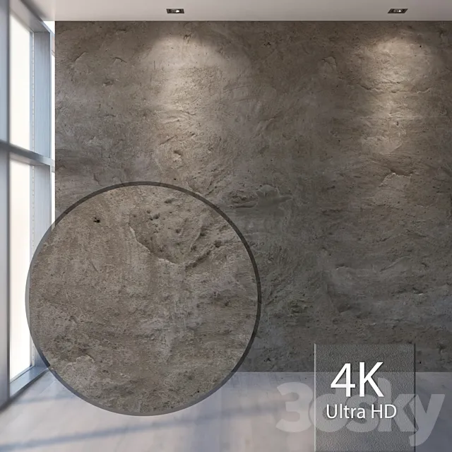 Rough plaster 684 3ds Max