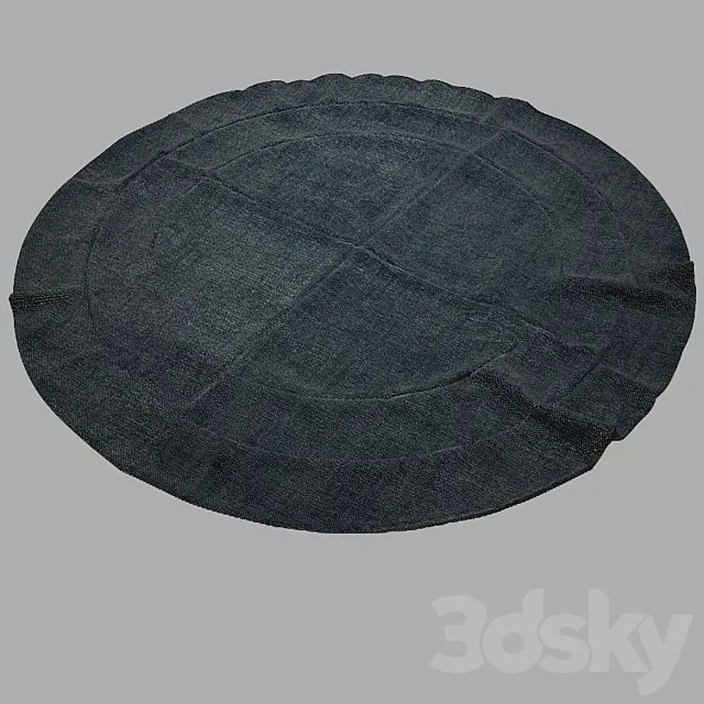 Round Carpet. 3DS Max Model