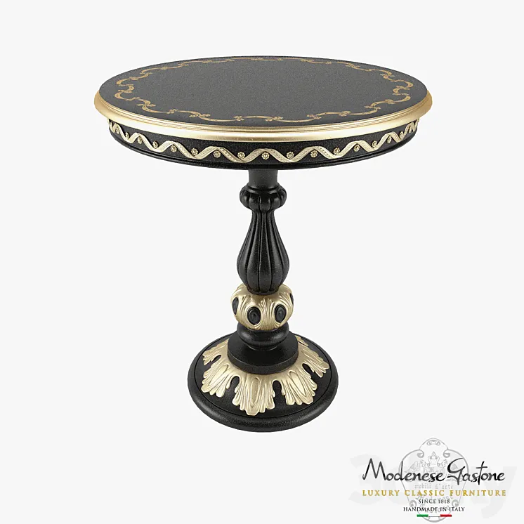 Round Coffee Table Modenese Gastone Art 12614 3DS Max