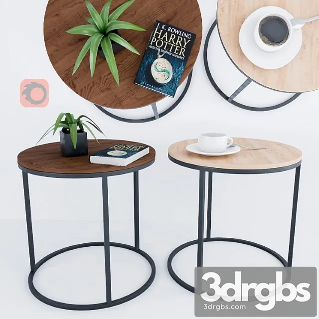 Round coffee table oslo 2 3dsmax Download