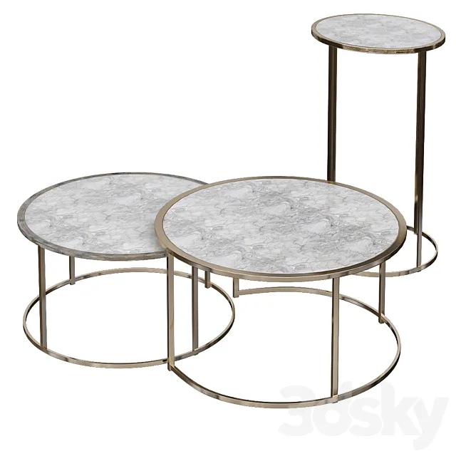 Round Coffee Tables – Macy’s 3DS Max Model