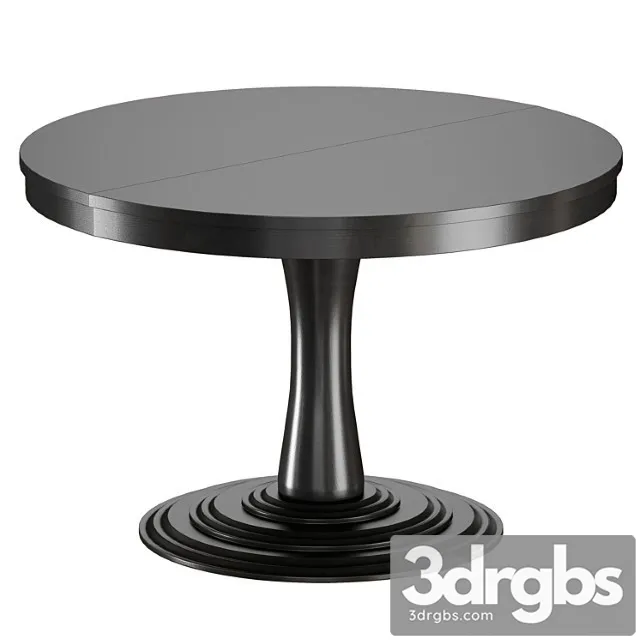 Round Dining Table Aniston Black 45 Round Ehtension Dining Table Tsrate Andes Barrel 3dsmax Download