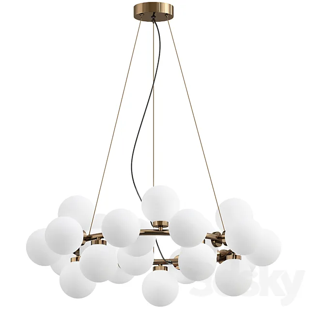 Round Glass LED 3ds Max