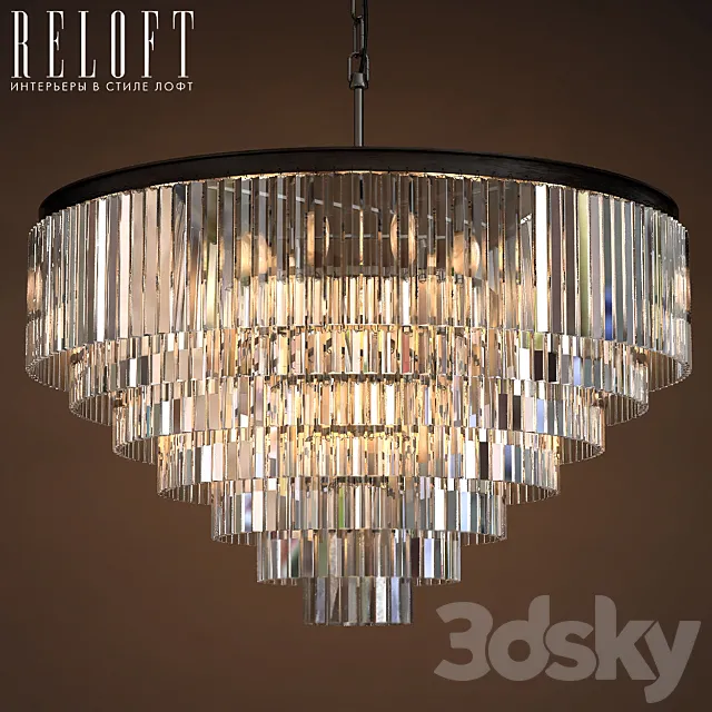 ROUND LASTER SEMIIRUSNAYA 111 CM 3ds Max