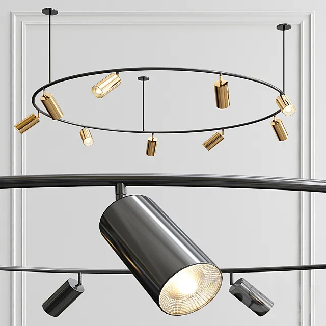 Round Pendant Light 3DS Max Model