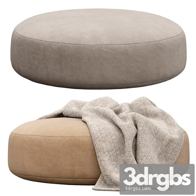 Round pouf by bloomingville