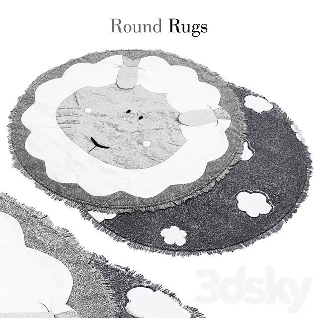 round rug 15 3DSMax File
