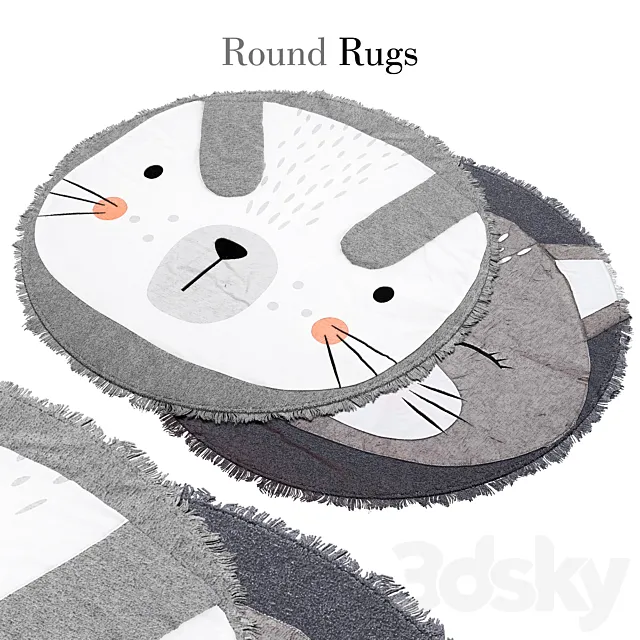 round rug 17 3DSMax File