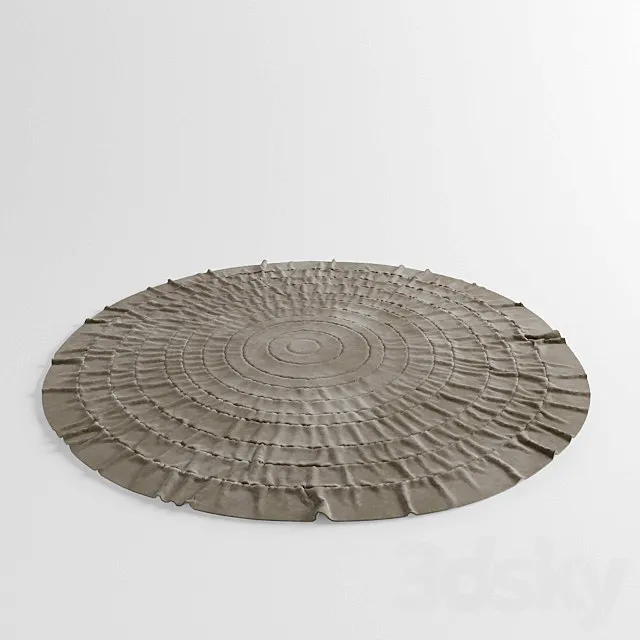 Round rug 3DS Max Model