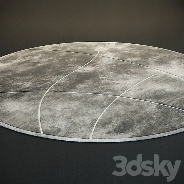 Round rug 3DSMax File