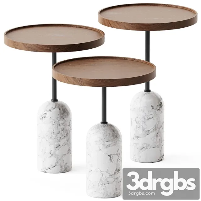 Round side tables ekero by porada