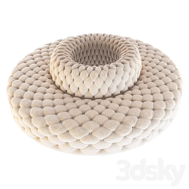 ROUND SOFA 3ds Max