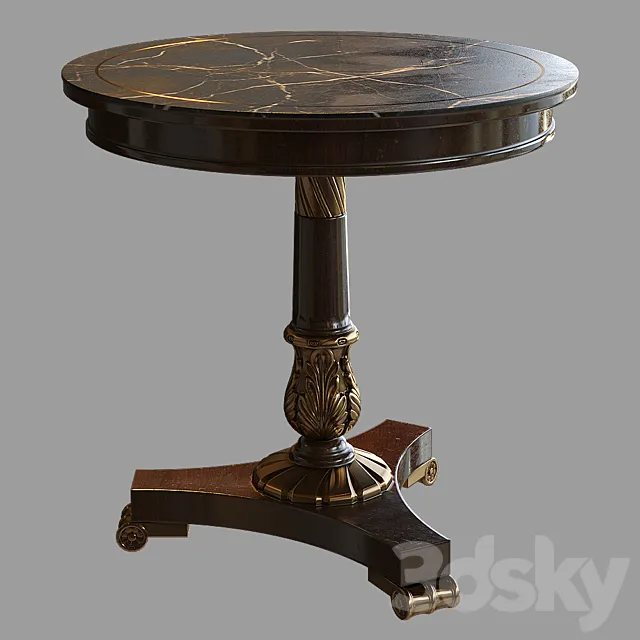Round table Clive Christian 3DSMax File