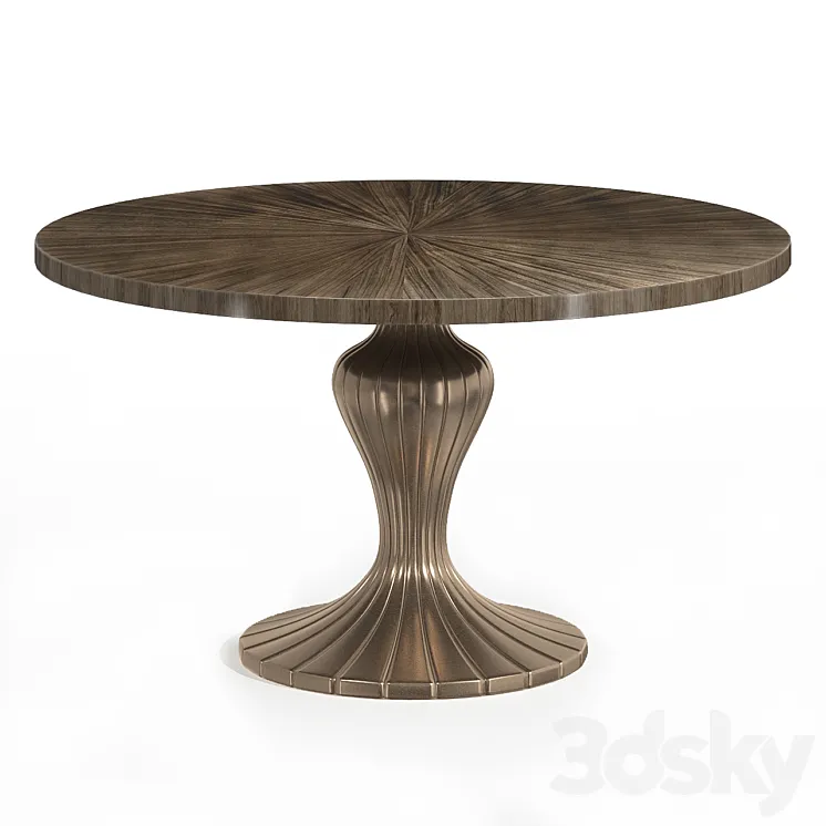Round Table Table Discussion Caracole 3DS Max