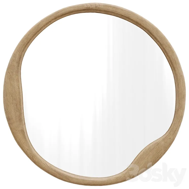 Round wall mirror Alora Round Wall Mirror by Pottery Barn 3DS Max Model