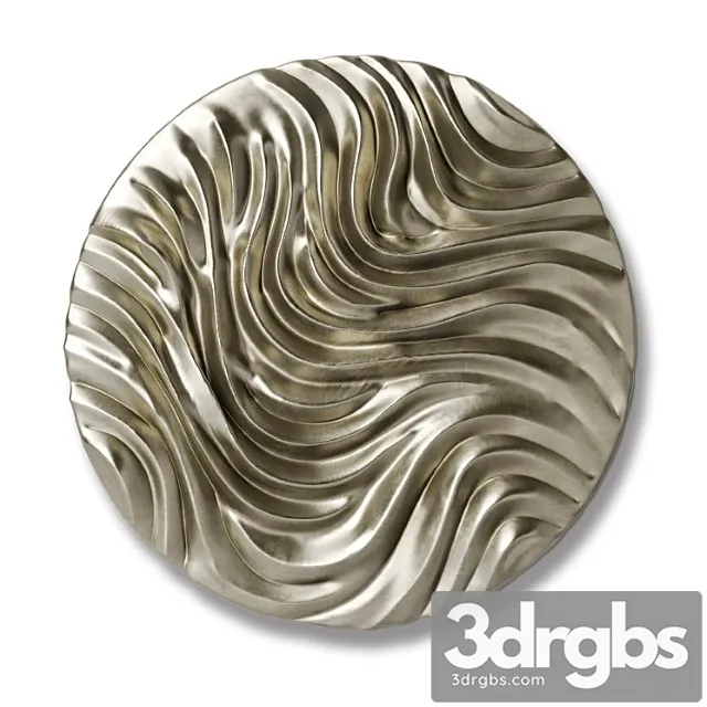 Round wall panel wave circle wall panel 3dsmax Download