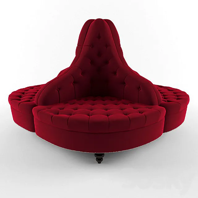 Rounded sofa “Boudoir” 3DSMax File
