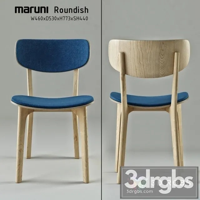 Roundish Maruni Chair 3dsmax Download