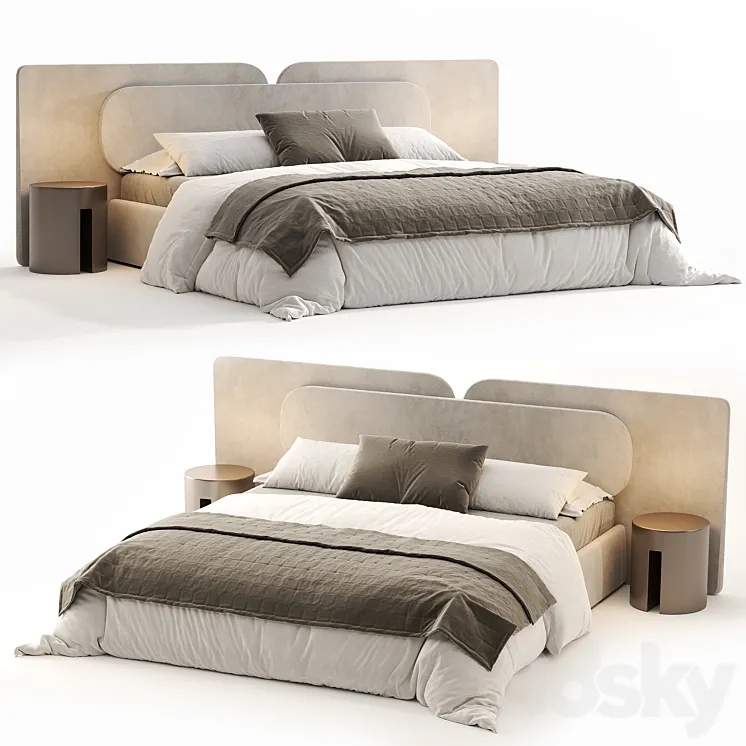 Rove Concept Angelo bed 3DS Max Model