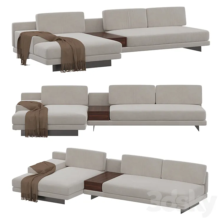 Rove Concepts Dresden Sectional Sofa 3DS Max
