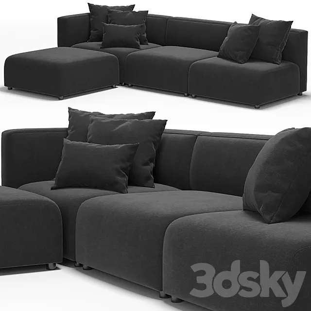 Roveconcepts Arya Modular Sofa 3DS Max Model