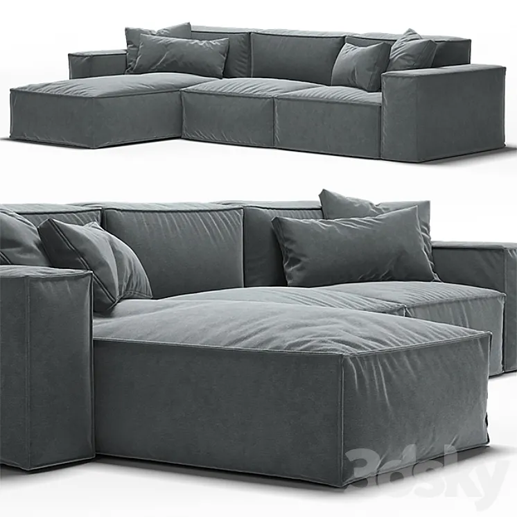 Roveconcepts Porter Sectional Sofa 3DS Max