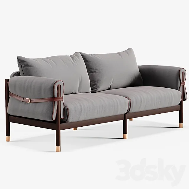 ROVER 3 SEATER SOFA 3ds Max