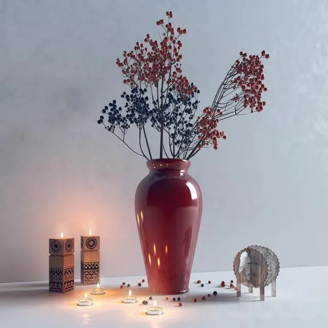 Rowan decoration 3dsMax Model