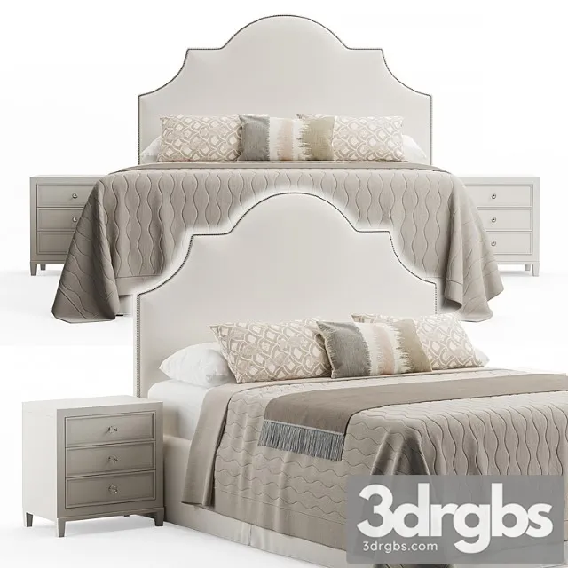 Rowe Bedroom King Headboard Bed 1 3dsmax Download