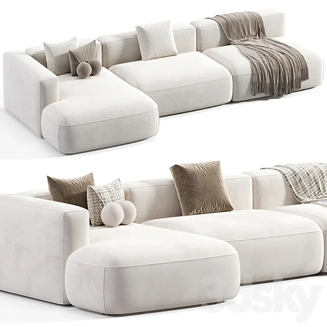 Roxen Modular Sofa 3ds Max