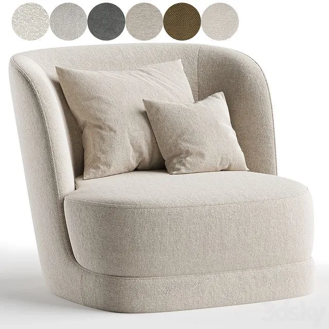 Royal armchair 3dsMax Model