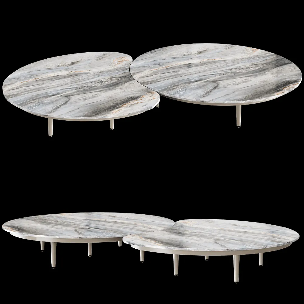 Royal Botania – Low garden table ORGANIX LOUNGE 3ds Max