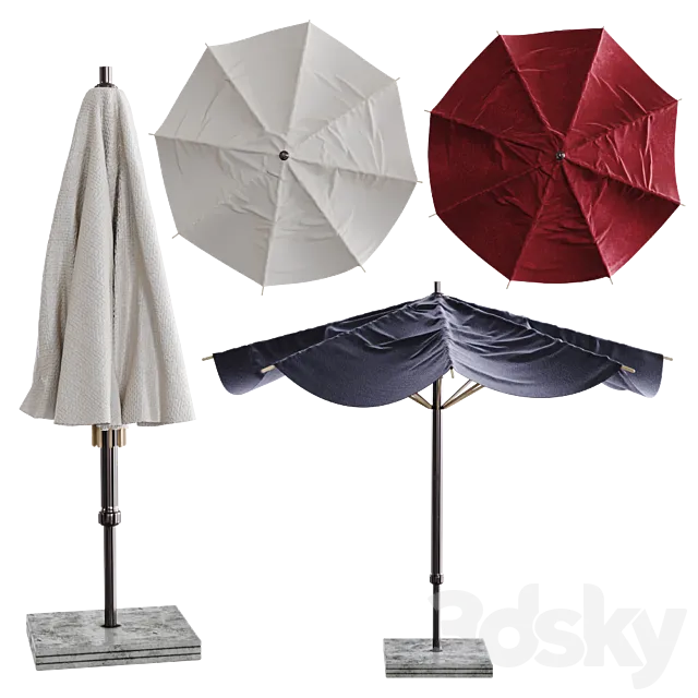 Royal Botania SHA Outdoor Umbrella 3DSMax File