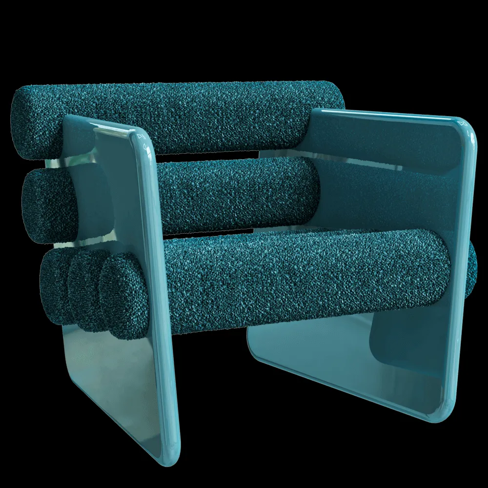 Royal stranger – Armchair Charles 3ds Max