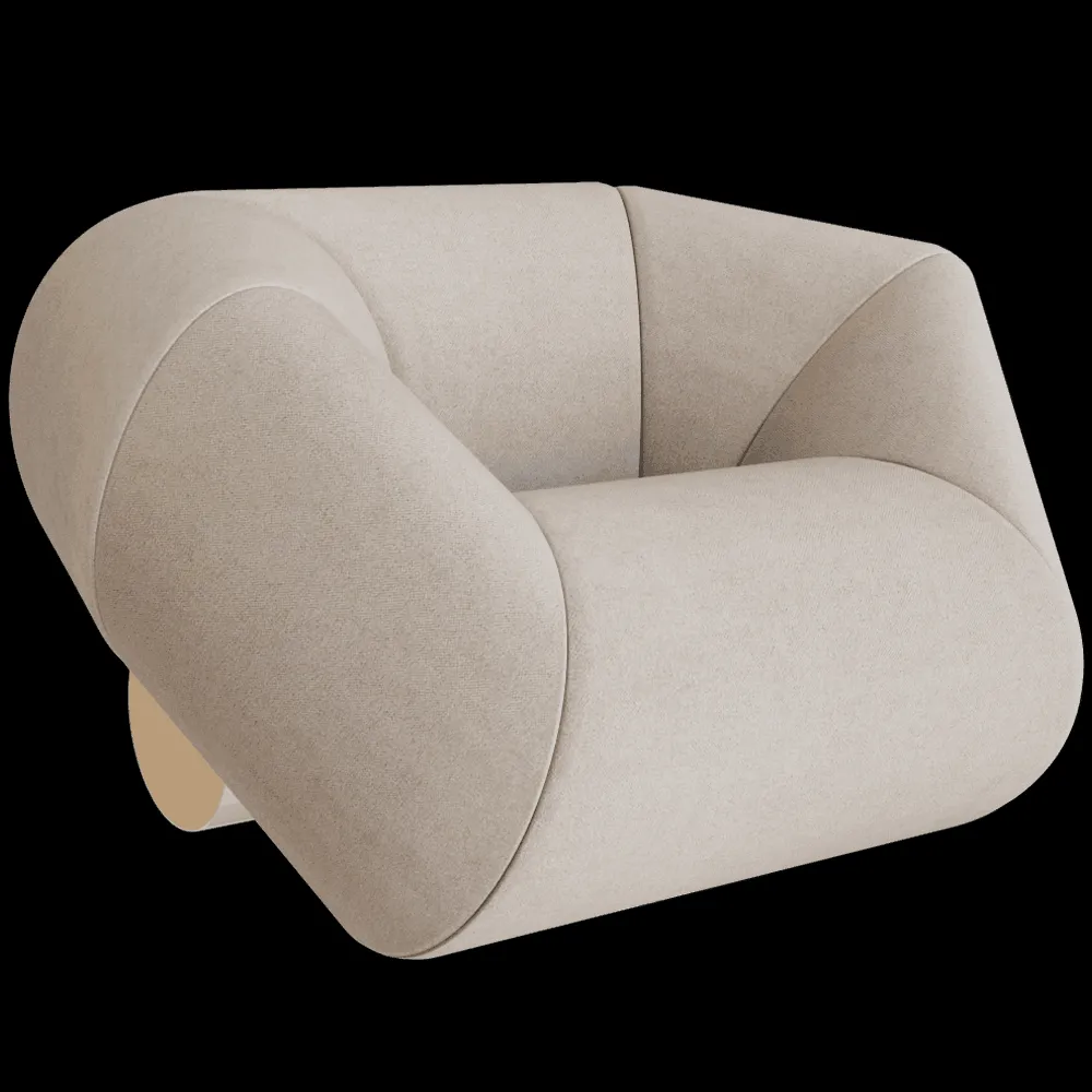 Royal stranger – Armchair Origami 3ds Max