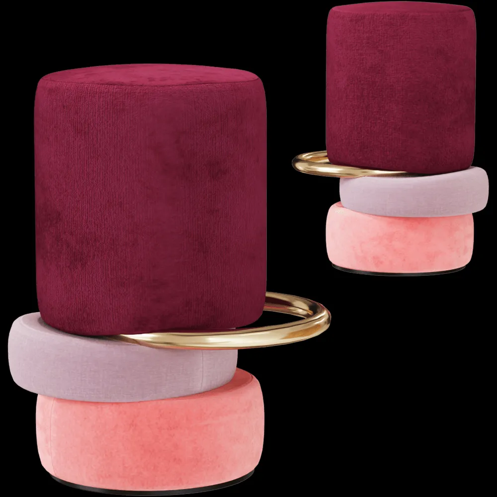 Royal stranger – Bar Stool Lipstick 3ds Max